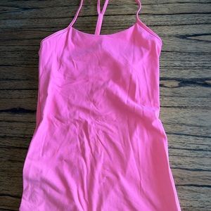 Pink lululemon tank